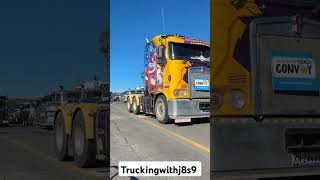 Kenworth K104B prime mover leaving Convoy Australia j8s9 australia trucking kenworth driver [upl. by Adamis]