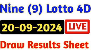 20092024 4D Lotto Result  Good4D  GDlotto  Perdana  Lucky Hari Hari  Today Result Live [upl. by Bittencourt751]