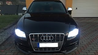 Xenon Einbauanleitung für den Audi S4A4 B8 8K  Kiwitecc 8000K D3S [upl. by Sirenay706]