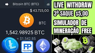 3Âº SAQUE JÃ PAGOU 500 GRÃTIS FAUCET DE MINERAÃ‡ÃƒO FREE 500 LITECOIN litecoin crypto bitcoin [upl. by Lalittah]