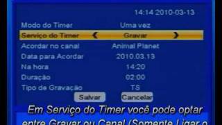 Azsatforuminfo Azamérica Programar Gravação Manualmente S806 S810 S810B [upl. by Aihsetel181]