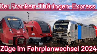 Die neuen Züge am FTX im Fahrplanwechsel 2024  Alex Eisenbahn Träume [upl. by Riatsala]