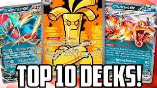 Top 10 Best Pokemon TCG Decks January 2024 META [upl. by Diet318]