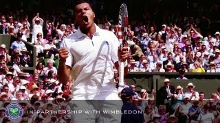 Djokovic v Tsonga 2011 Mens SemiFinal – Rolex Wimbledon Golden Moments [upl. by Iot]