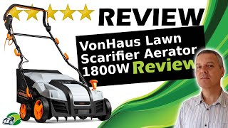 VonHaus Lawn Scarifier 1800W Review [upl. by Connelley]