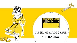 Discover the secret to flawless machine embroidery with Vlieseline StitchNTear 🧵✨ [upl. by Seek]