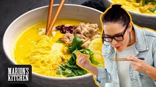 Indonesian Soto Ayam Chicken Noodle Soup  Marions Kitchen [upl. by Kreis]