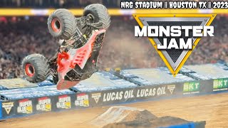 MONSTER JAM  NRG Stadium  Houston TX  2023 [upl. by Ehttam71]