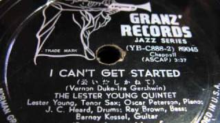 Lester Young  I Cant Get Started [upl. by Savina]