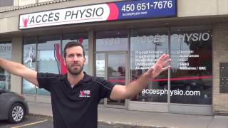 Visite de la Clinique ACCÈS PHYSIO à Longueuil [upl. by Nirahs]