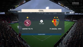 Servette FC vs Basel 25052023 Credit Suisse Super League  Swiss Super League FIFA 23 [upl. by Berhley]