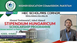 Stipendium Hungaricum Scholarship Programme Alumni Testimonial Adeel Ahmed [upl. by Nayb]