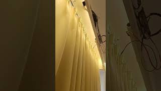 Wooden Pelmet For AC amp Curtain home carpenter shorts ytshorts youtubeshorts interior pelmet [upl. by Tearle]