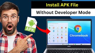 How To Install APK FILES ON CHROMEBOOK Without Developer Mode  Install APK Files No Developer Mode [upl. by Auoy]