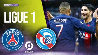 PSG vs Strasbourg  LIGUE 1 HIGHLIGHTS  10212023  beIN SPORTS USA [upl. by Flore]