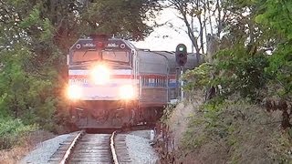 Amtrak 406 amp 822 Move Exhibit Train on Strasburg Railroad [upl. by Aieka]