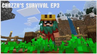 Time to farm  Minecraft Lets play EP3 [upl. by Ariik]