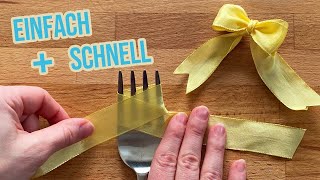 5 Tricks wie du Geschenkschleifen einfach selber machen kannst [upl. by Nessah260]