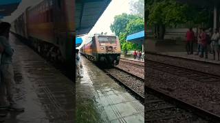 train horror sound effect 🚂🤯  train shorts videos  Nauchandi express trainhorrorsoundstrainvideo [upl. by Maurili936]