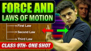 Force and Laws of Motion Complete Chapter🔥 CLASS 9th Science NCERT covered  Prashant Kirad [upl. by Anneirda]