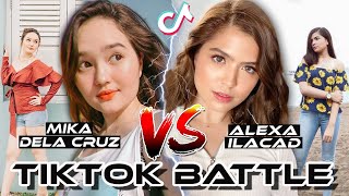 MIKA DELA CRUZ and ALEXA ILACAD TikTok Battle  GOIN BULILIT Former Casts [upl. by Nylime]