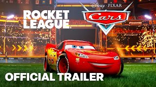 Rocket League  Lightning McQueen Cars DLC Trailer [upl. by Ellennahs207]