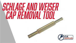 Schlage and Weiser Cap Removal Tool CLKSUPPLIEScom [upl. by Enuj]