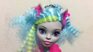 MONSTER HIGH ELECTRIFIED SILVI TIMBERWOLF DOLL REVIEW  HAIR RAISING GHOULS [upl. by Woodall]