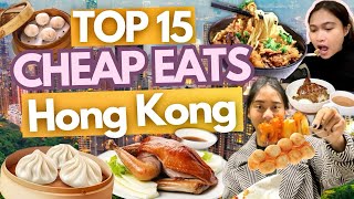 2024 Hong Kong Food Guide 15 MustTry CHEAP Eats w Prices • Hong Kong Best Street Food Tour [upl. by Fey808]