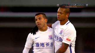 Fredy Guarin Goal  Liaoning Whowin 1X3 Shanghai Shenhua FC  CSL 04112017 [upl. by Tullusus]