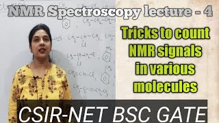 NMR spectroscopycalculation number of NMR signalssolved problems of NMR spectroscopy [upl. by Attenyt425]