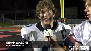 Bishop Macdonell post game interviews after winning the D10 football title [upl. by Mikal]