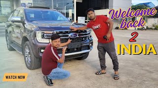 New Ford Endeavour 2024  Ford Endeavour Test Drive And Feature Review  Welcome back to India [upl. by Eineeuq]