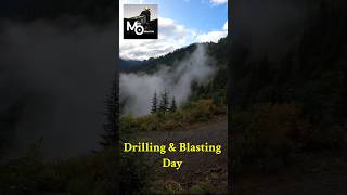 Drilling amp Blasting Day goldmining [upl. by Acquah54]