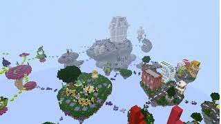 BlocksMC SkyPvP View From Up Front X DOORS Guilding Light [upl. by Inahs959]