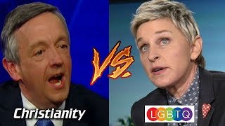 CHRISTIAN PASTOR DESTROYS GAY PASTOR  Dr Robert Jeffress vs LGBT [upl. by Pahl251]