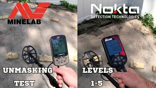 MINELAB XTERRA ELITE VS NOKTA TRIPLE SCORE UNMASKING TEST [upl. by Harras]