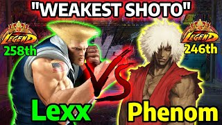 👑 STREET FIGHTER 6 ➥ Lexx GUILE ガイル VS Phenom The Moose KEN ケン LEGEND RANKS 👑 [upl. by Nilde]