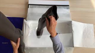 Jacques Loup reveals The Unboxing of high boots quotBoogiequot of Aquazzura [upl. by Aborn]