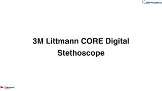 3M Littmann 8490 CORE Digital Stethoscope  stethoscopeeu [upl. by Silenay]