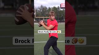 Brock Purdy The System QB 🤔🤣 nfl footballshorts americanfootball [upl. by Oine516]