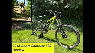 2015 Scott Gambler 720 Review pnw scottsports scottgambler downhillmtb [upl. by Barstow]