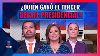 Tercer debate presidencial 2024 Representantes de los candidatos hablan del tema  Francisco Zea [upl. by Nnyled]