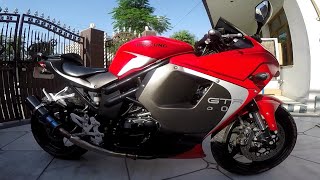 Hyosung Gt650r review2 Specs and modifications  Sc Project exhaust [upl. by Brigg240]