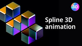 Threads Cube animation With 3D Spline [upl. by Carmita]