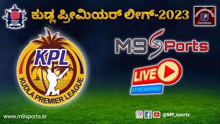 KUDLA PREMIER LEAGUE 2023  SEASON 8  FINAL DAY  LIVE FROM URWA CRICKET GROUND MANGALORE [upl. by Nahshu]