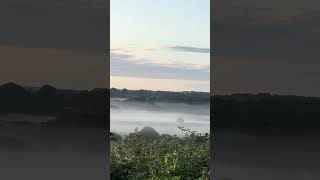 Spectacular Cloud ⛅️ Inversion near Bishop’s Waltham on the edge of The South Downs National Park [upl. by Arias]