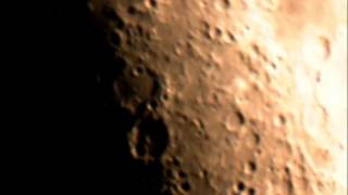 Moon Craters Hipparchus and Albategnius seen through 10 inch telescope [upl. by Arramat]