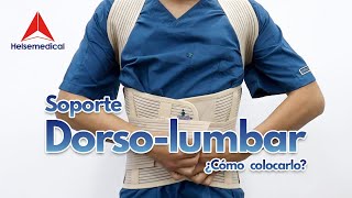 Como colocar una faja lumbar [upl. by Peer]