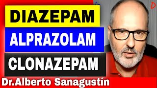 DIAZEPAM ALPRAZOLAM y CLONAZEPAM 💥 Benzodiacepinas Utilidad y mecanismo de acción [upl. by Ordep994]